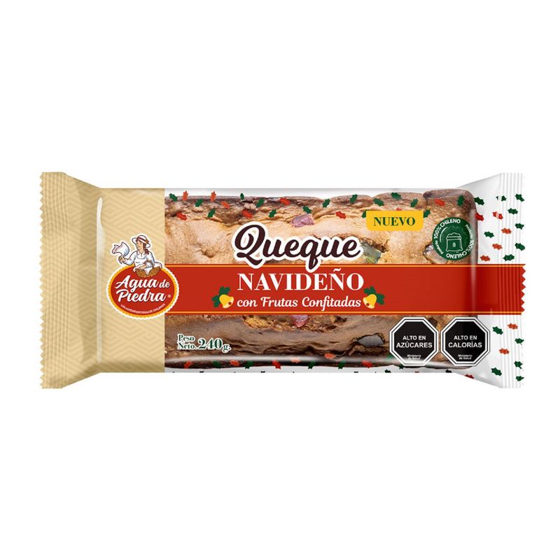 AGUA DE PIEDRA - Queque Navideño Agua de Piedra 240 g