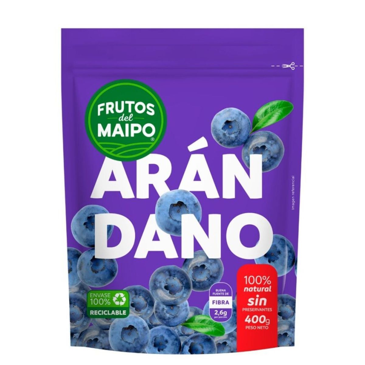 FRUTOS DEL MAIPO - Arándanos Congelados Frutos del Maipo 400 g