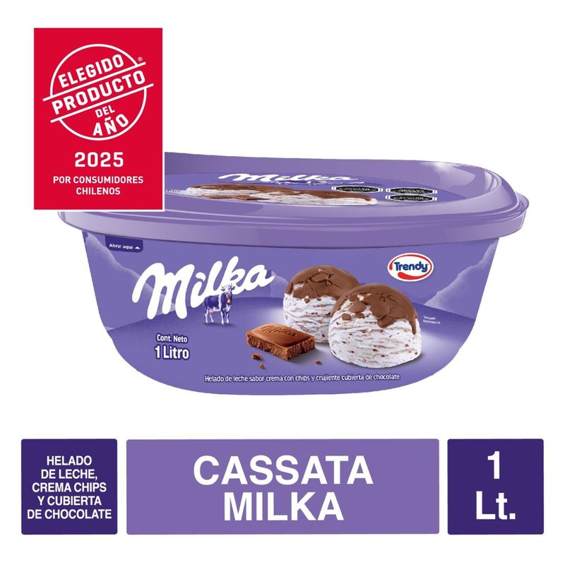 TRENDY - Helado de Leche Trendy Sabor Milka 1 L