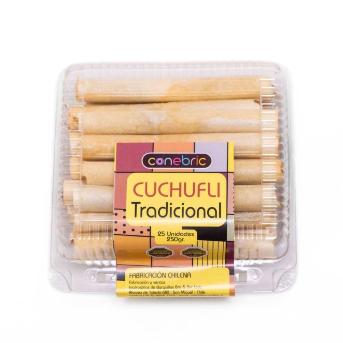 CONEBRIC - Cuchuflis Relleno Tradicional Conebric 25 Un