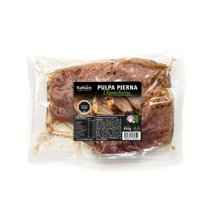 RAIHUEN - Pulpa Pierna de Cerdo Chimichurri Raihuen 450 g