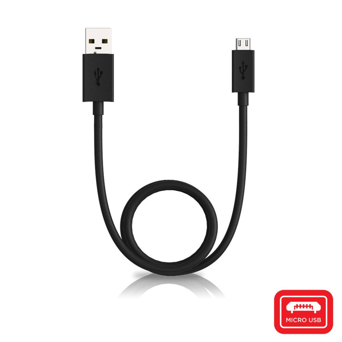 MOTOROLA - CABLE USB-A A MICRO USB NEG MOTOROLA