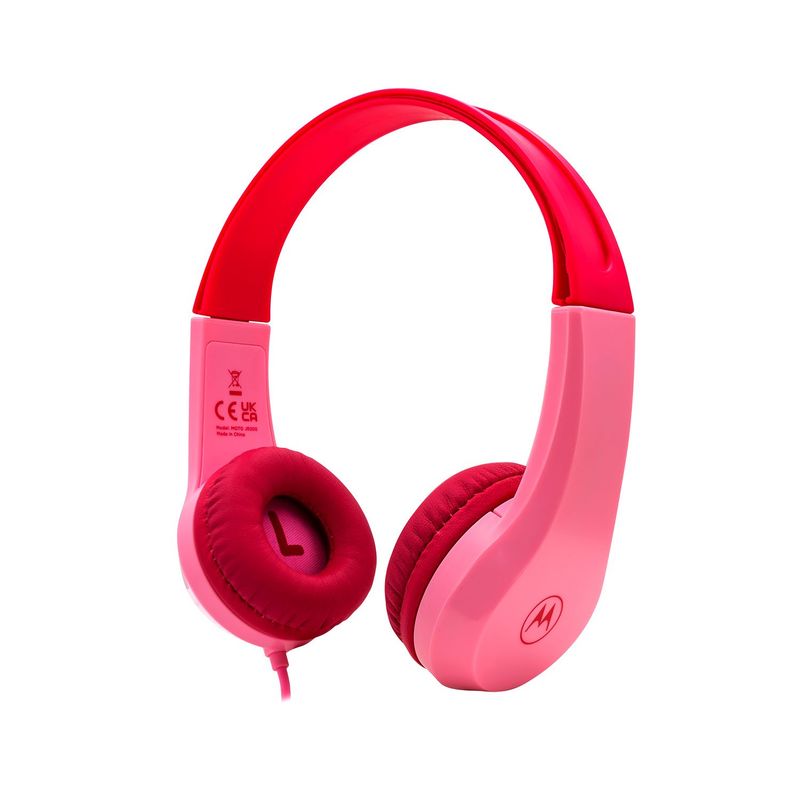 MOTOROLA - Audifono On Ear JR 200 C/Cable Mic Rosa