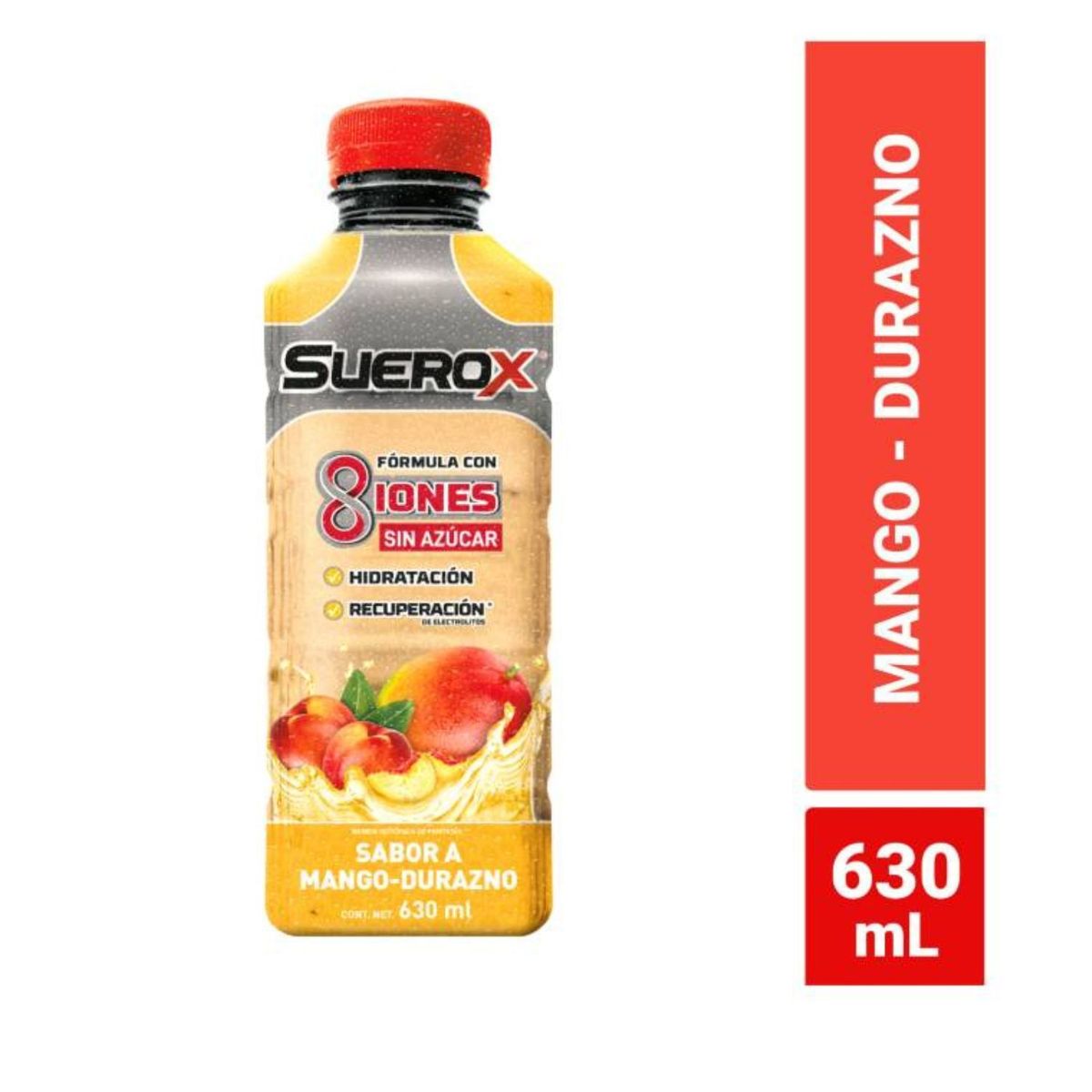 SUEROX - Bebida Isotónica Sabor Mango Durazno Suerox 630 ml