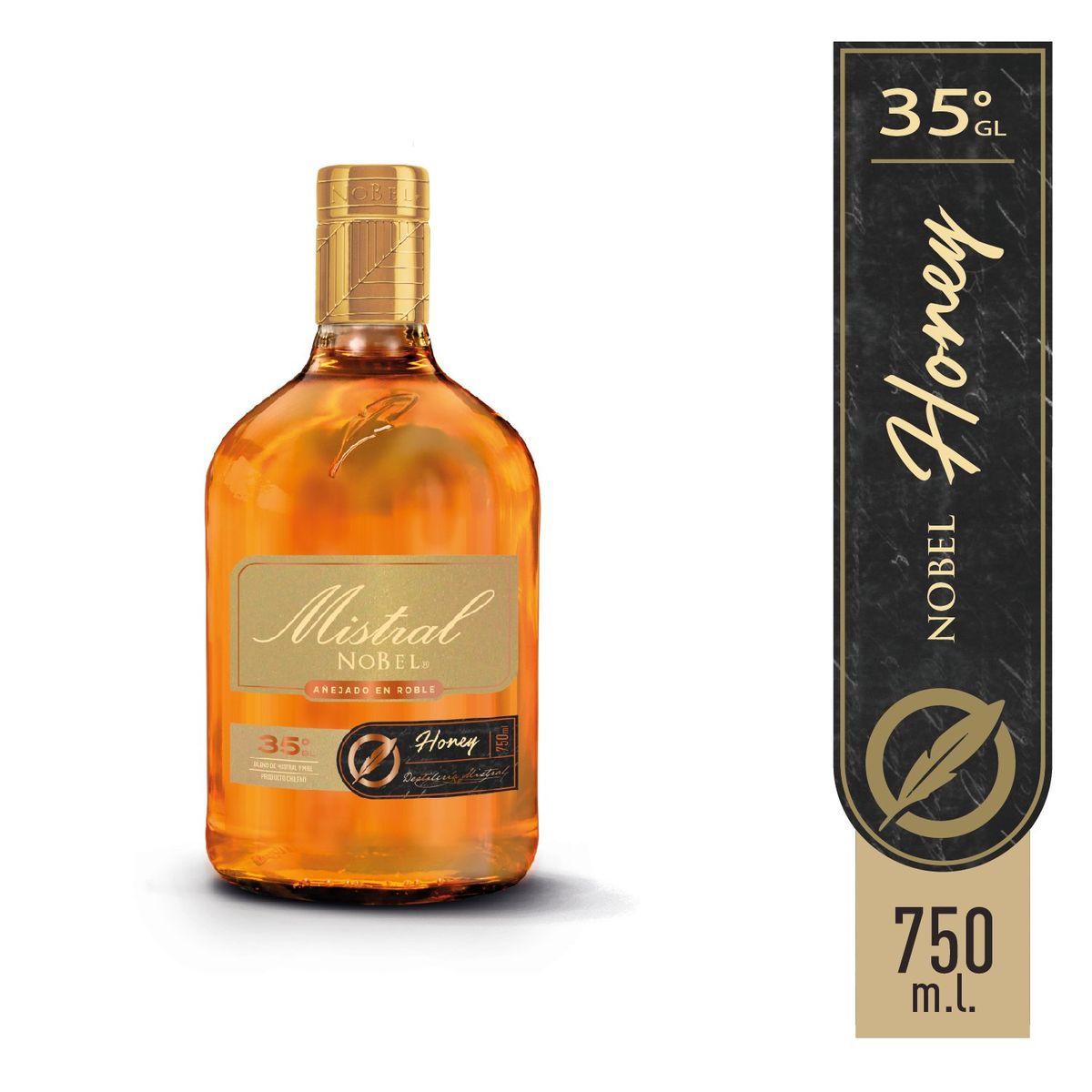 MISTRAL - Pisco Mistral Nobel Honey 35° 750 cc