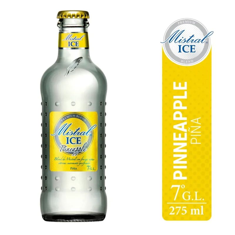MISTRAL ICE - Cóctel Mistral Ice Piña 7° 275 ml