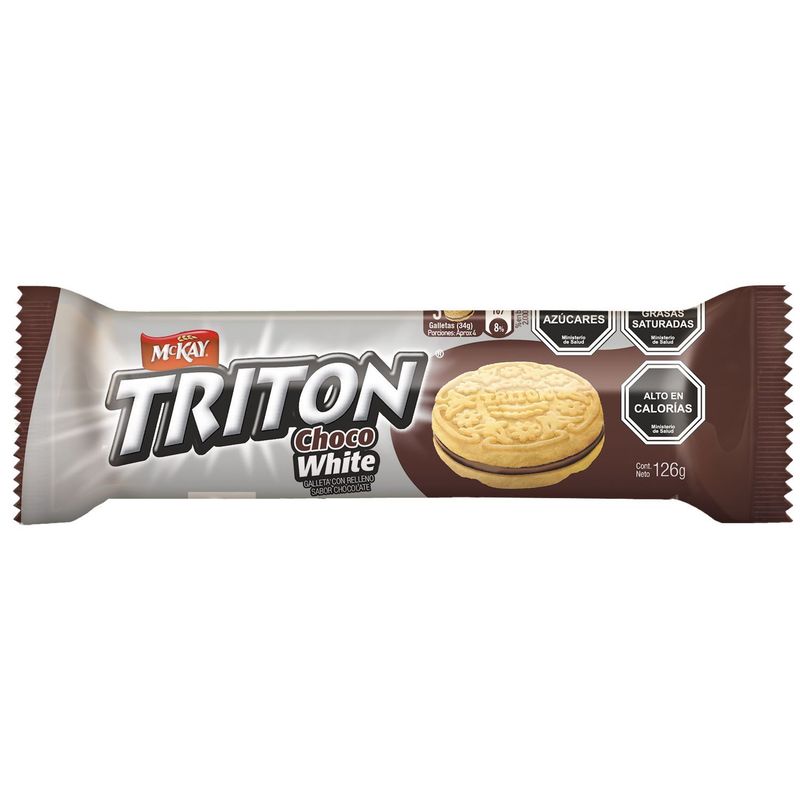 TRITON - Galleta Choco White Triton 126 g