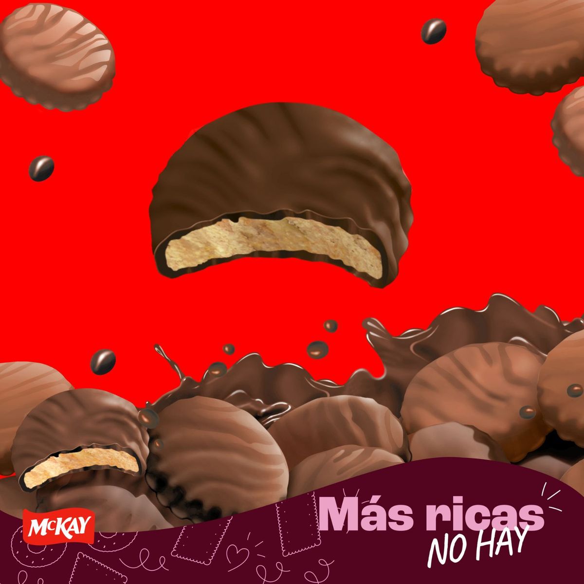 MCKAY - Galleta Morocha Chocolate Mckay 120 g