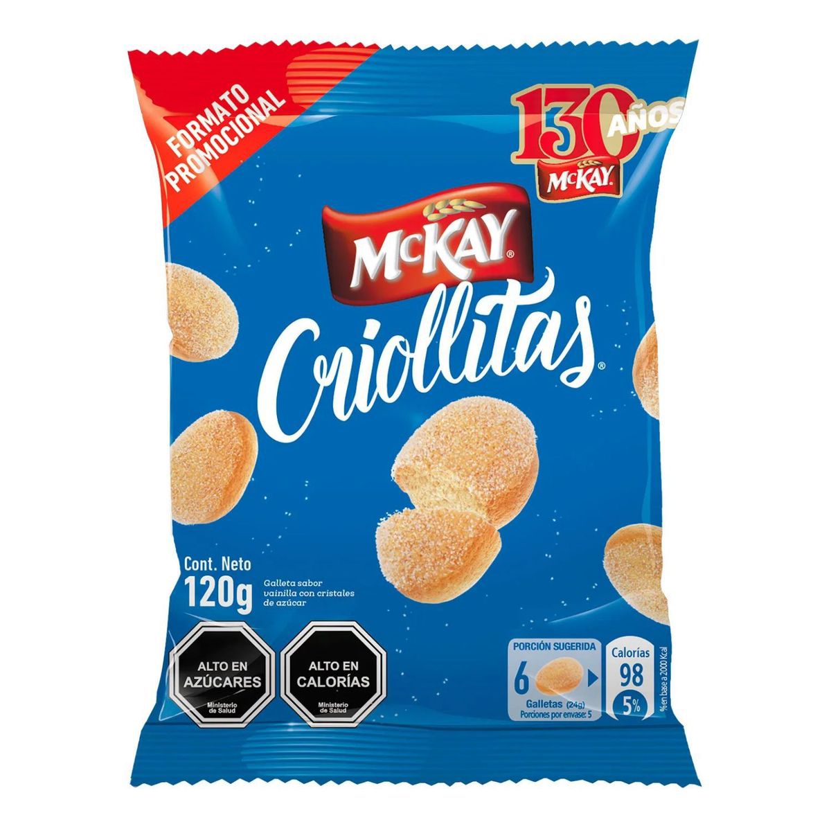 MCKAY - GALLETA CHAMPANA CRIOLLITA 0.12 KL