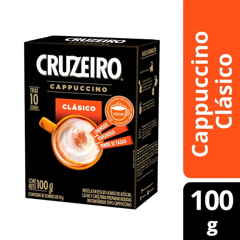 CRUZEIRO - Café Instantáneo Cappuccino Cruzeiro 100 g