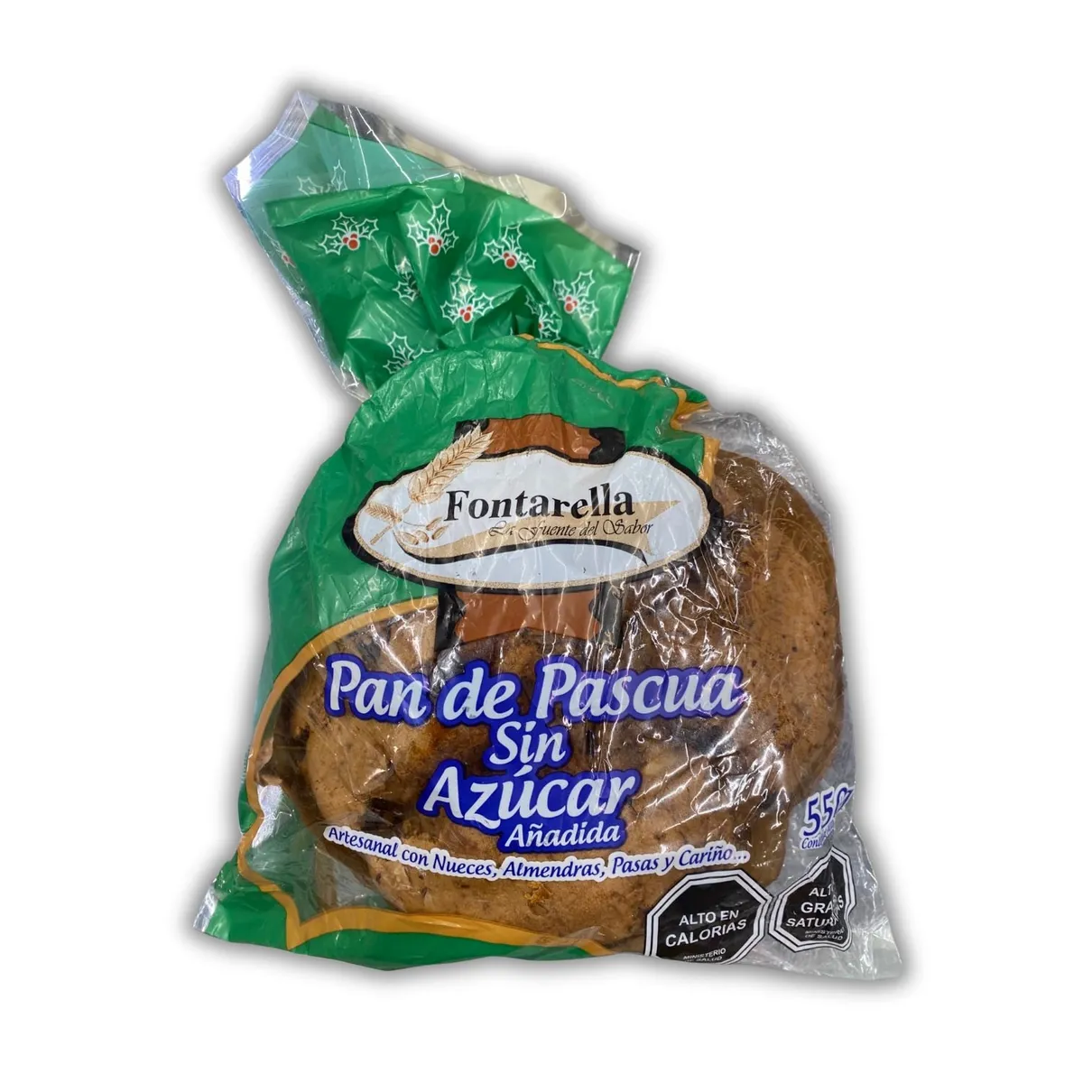 FONTARELLA - Pan de Pascua Sin Azúcar Fontarella 550 g