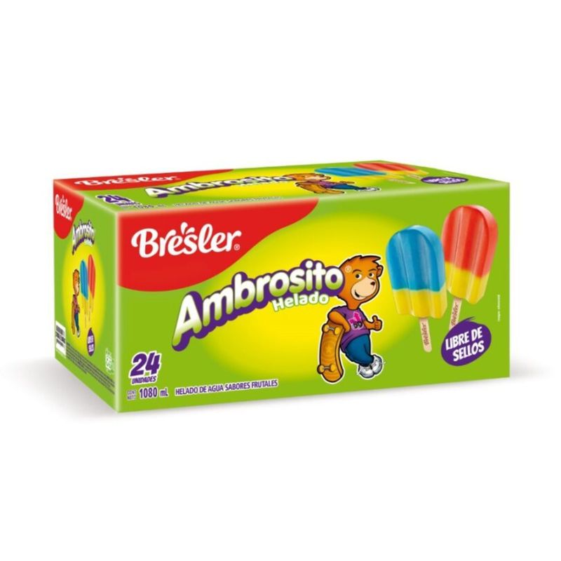 BRESLER - HELADO MPK AMBROSITOS BRESLER 24 UND