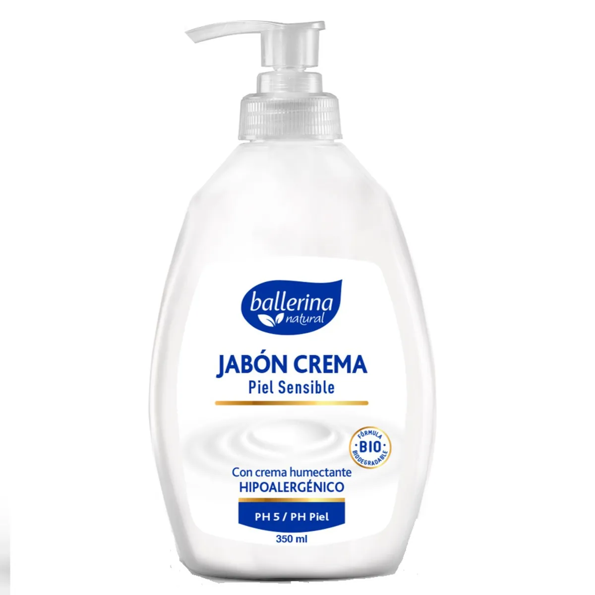 BALLERINA - Jabón en Crema Ballerina para Piel Sensible 350 ml