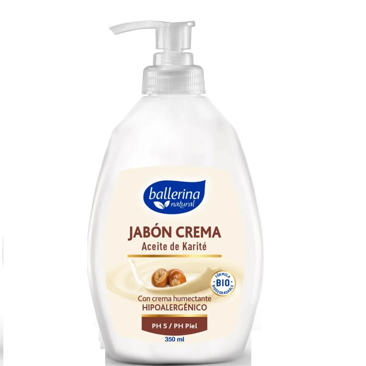 BALLERINA - Jabón en Crema Ballerina Aceite de Karité 350 ml
