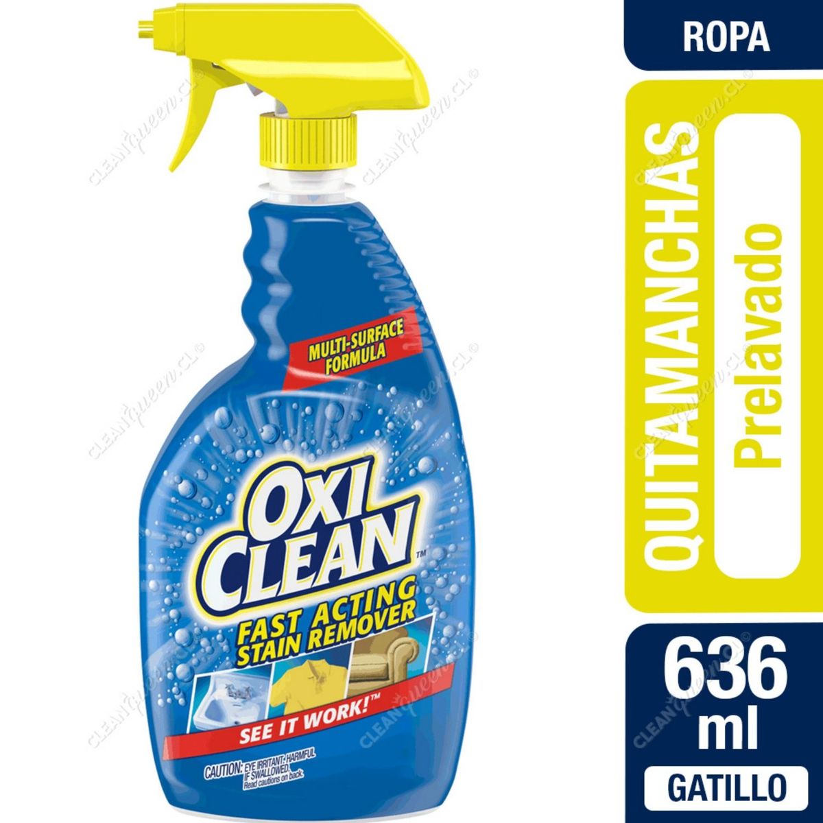 OXICLEAN - Quitamanchas Líquido Prelavado Oxiclean 636 ml