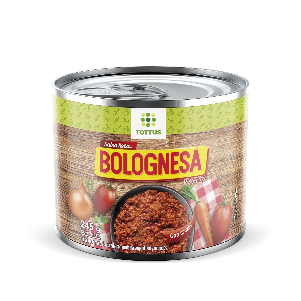TOTTUS - Salsa Bolognesa Vegetal Tottus 245 g
