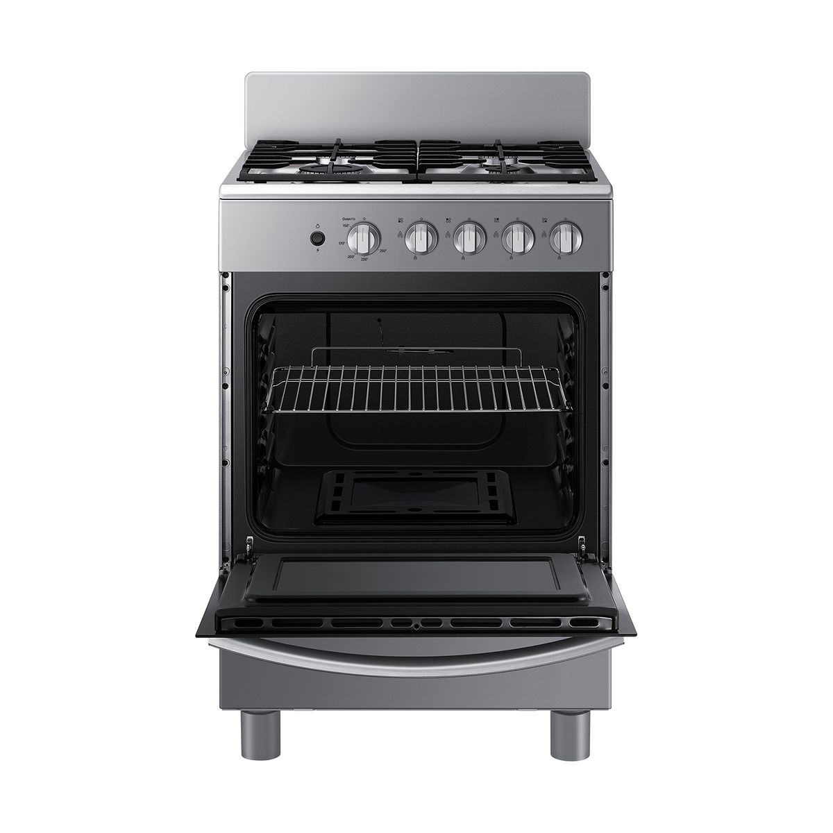 SAMSUNG - Cocina Gas 4 Quemadores NX24BG45411 Negra