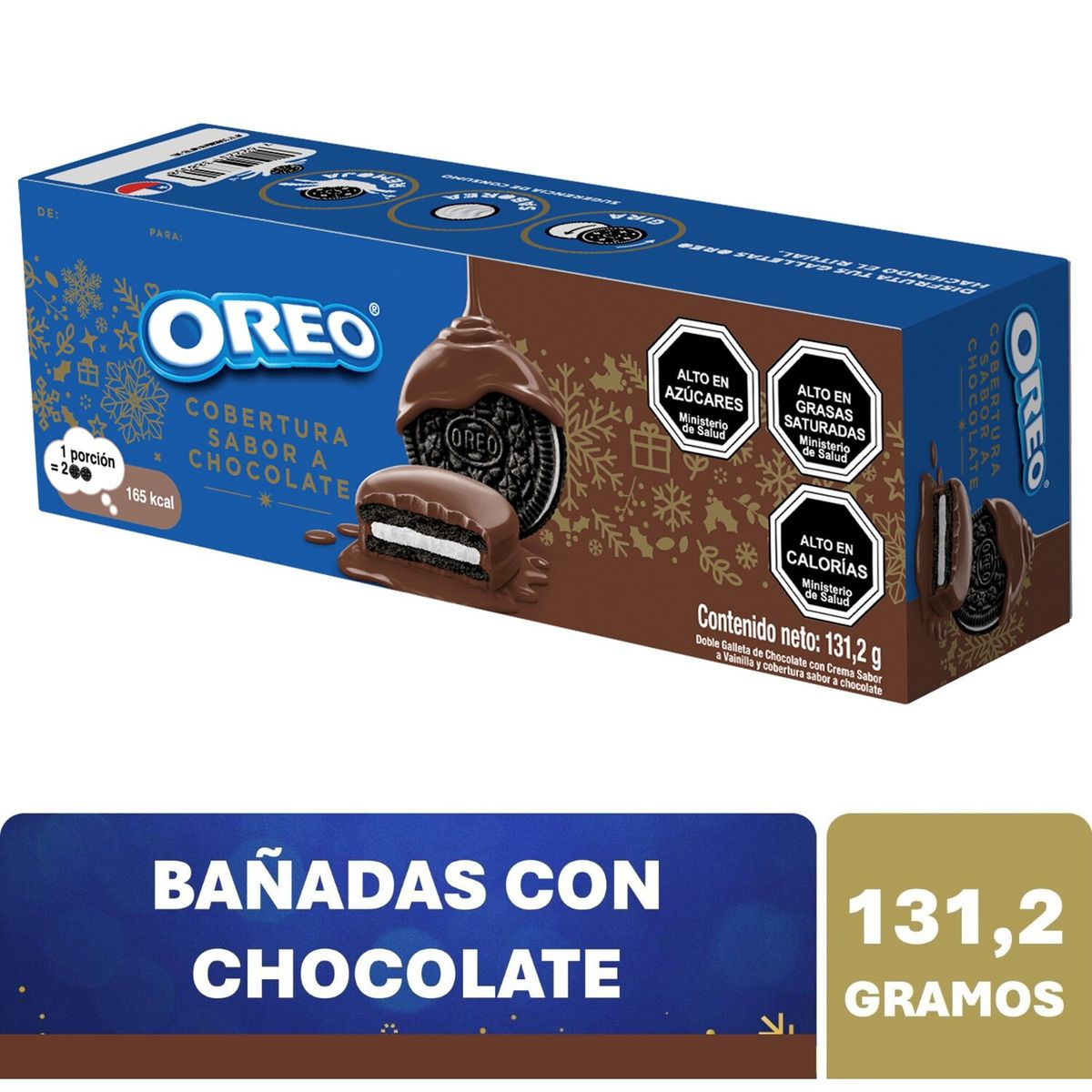 OREO - Galleta Oreo Cobertura Chocolate 131 g