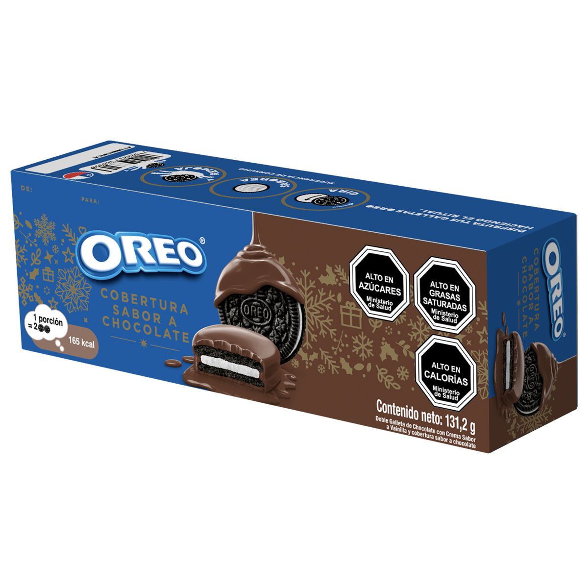 OREO - Galleta Oreo Cobertura Chocolate 131 g