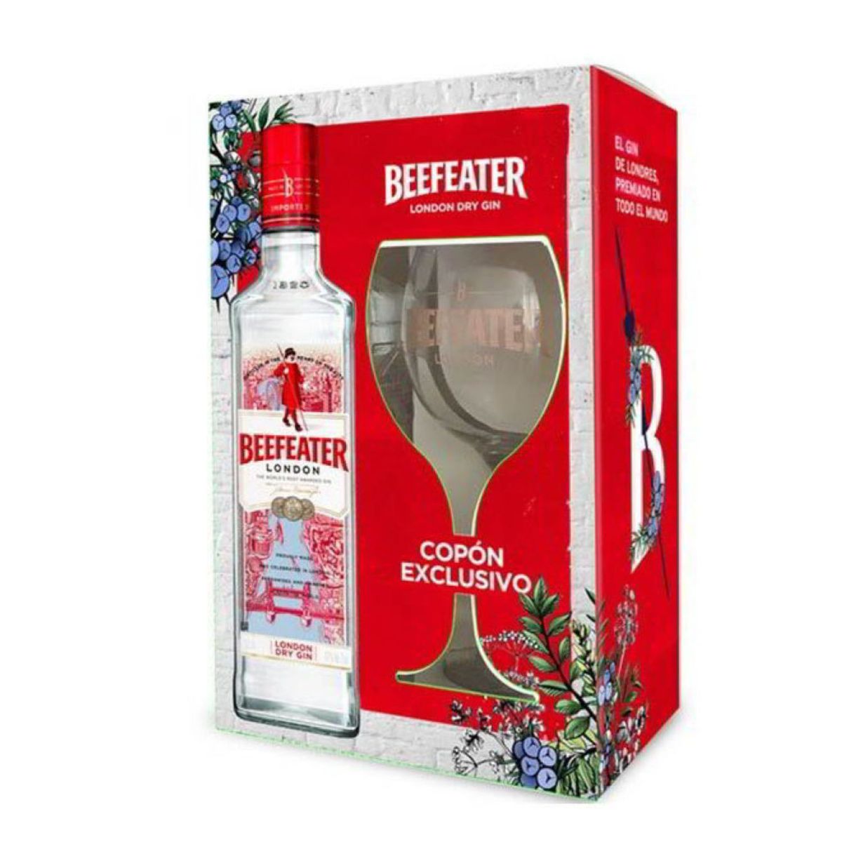BEEFEATER - GIN BEEF DRY  COPON BEEFEATER 40G UND