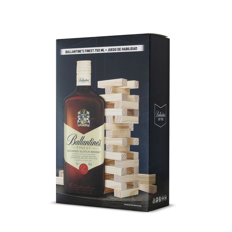BALLANTINES - WHISKY BAL FINEST  JENGA BALL 40G UND