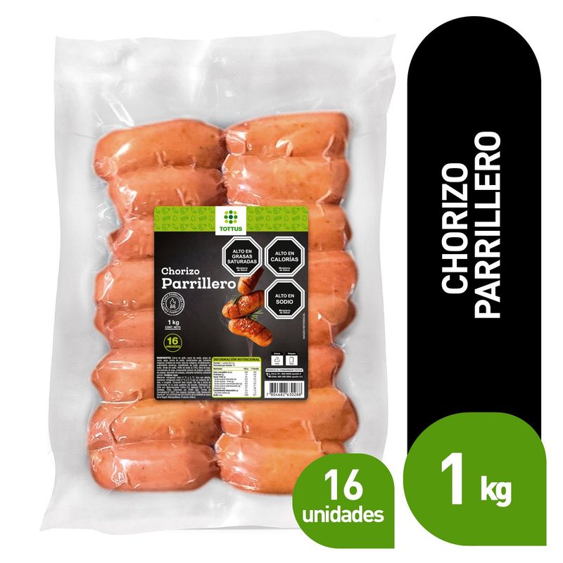 TOTTUS - Chorizo Parrillero Tottus 1 Kg