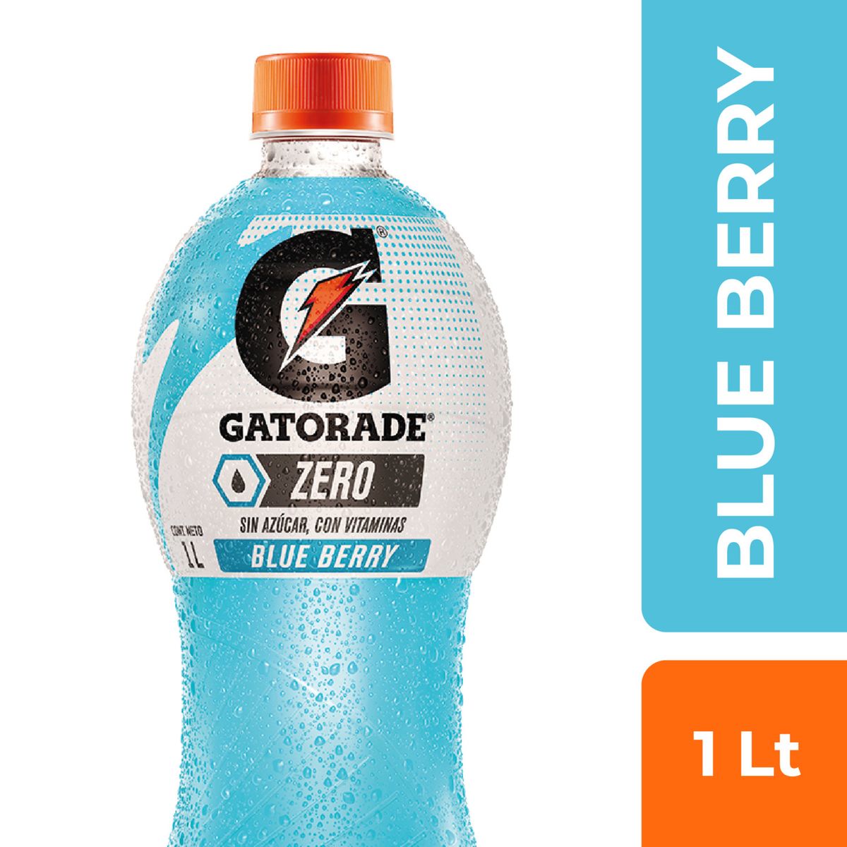 GATORADE - Bebida Isotónica Gatorade sin Azúcar Sabor Blue Berry 1 L