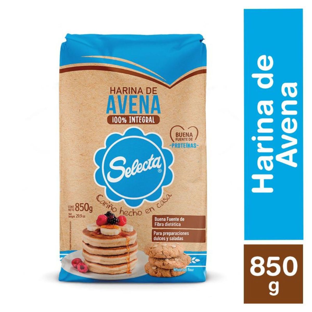 SELECTA - Harina de Avena Integral Selecta 850 g
