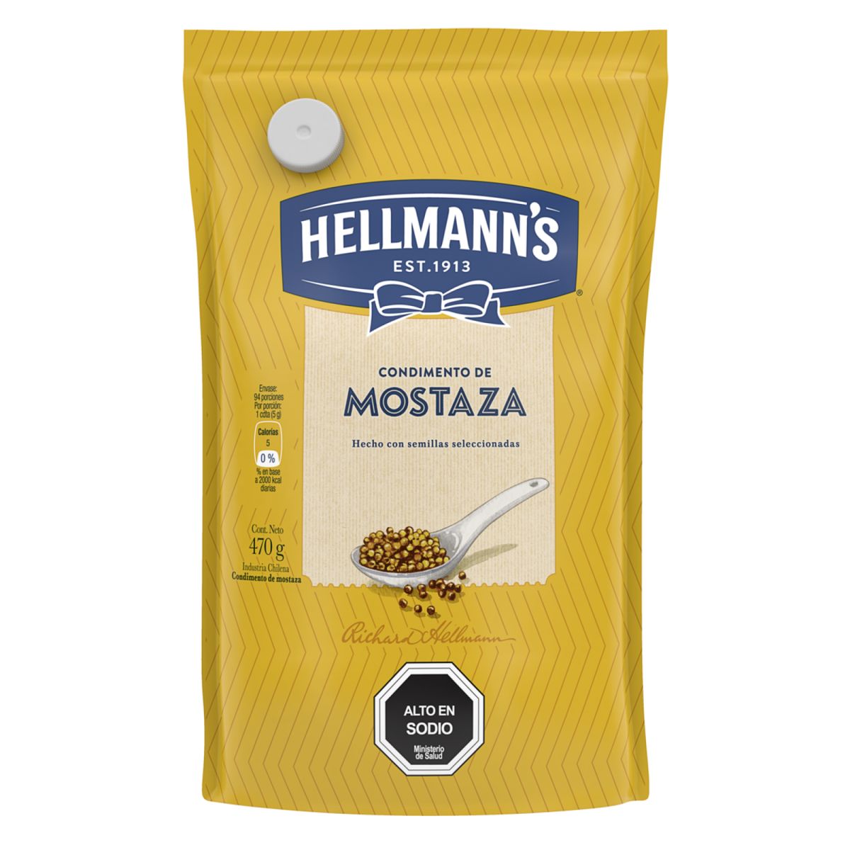 HELLMANN'S - Mostaza Hellmanns Doypack 470 g