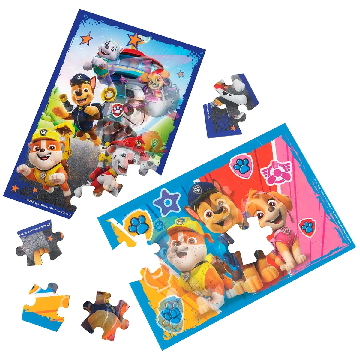 PAW PATROL - PAW PATROL 2 PUZZLES 24 PZAS LENTICULAR