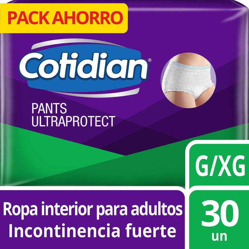 COTIDIAN - Pañal Ultraprotect Cotidian Talla G/XG 30 Un