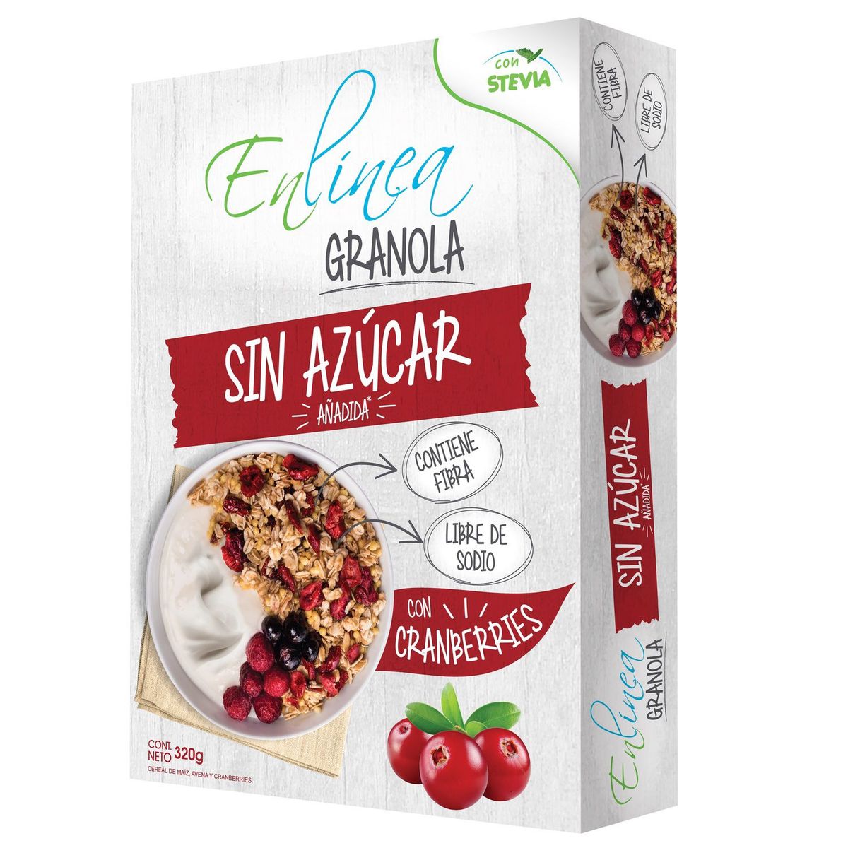 EN LINEA - Granola con Cranberries En Línea 320 g
