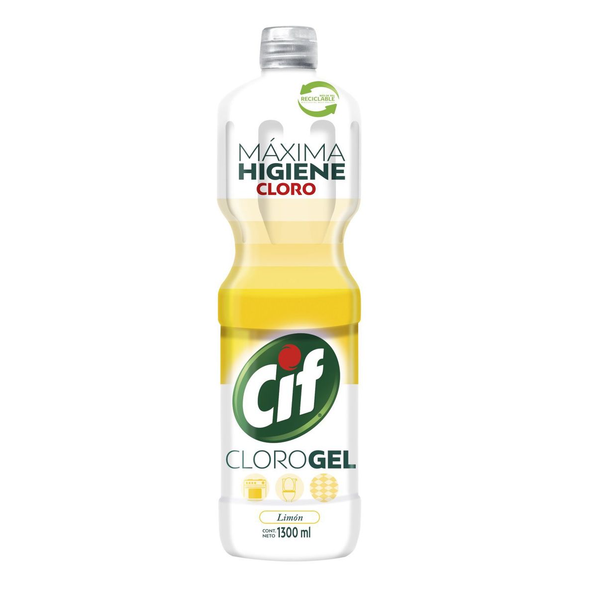 CIF - Cloro Cif en Gel Aroma Limón 1,3 L