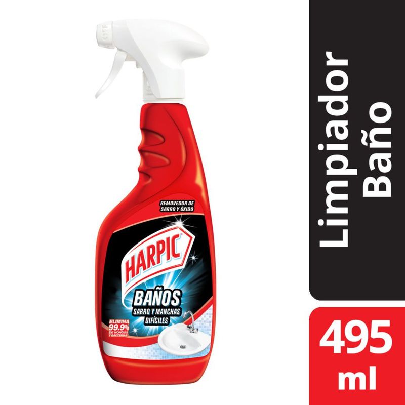 HARPIC - Limpiador para Baño Harpic 495 ml
