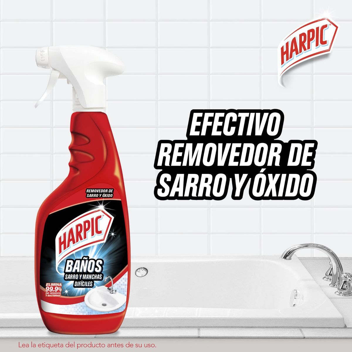 HARPIC - Limpiador para Baño Harpic 495 ml