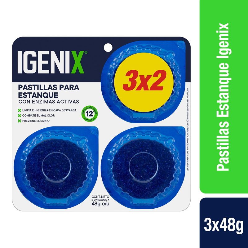 IGENIX - Pastillas para Estanque Igenix 3 Un