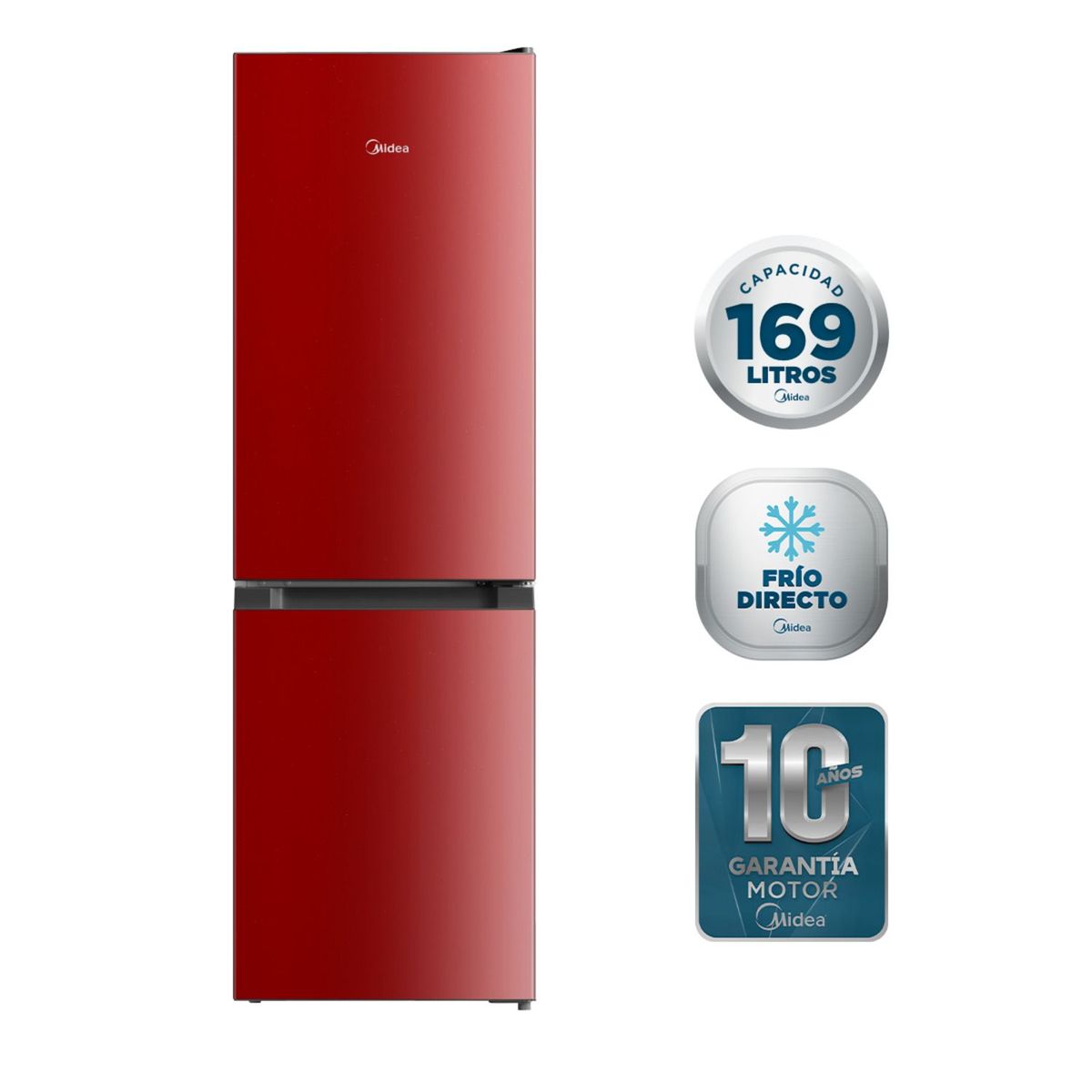MIDEA - REFRIGERADOR BTM 169 LTS FRIO DIRECTO MDRB241FGE13