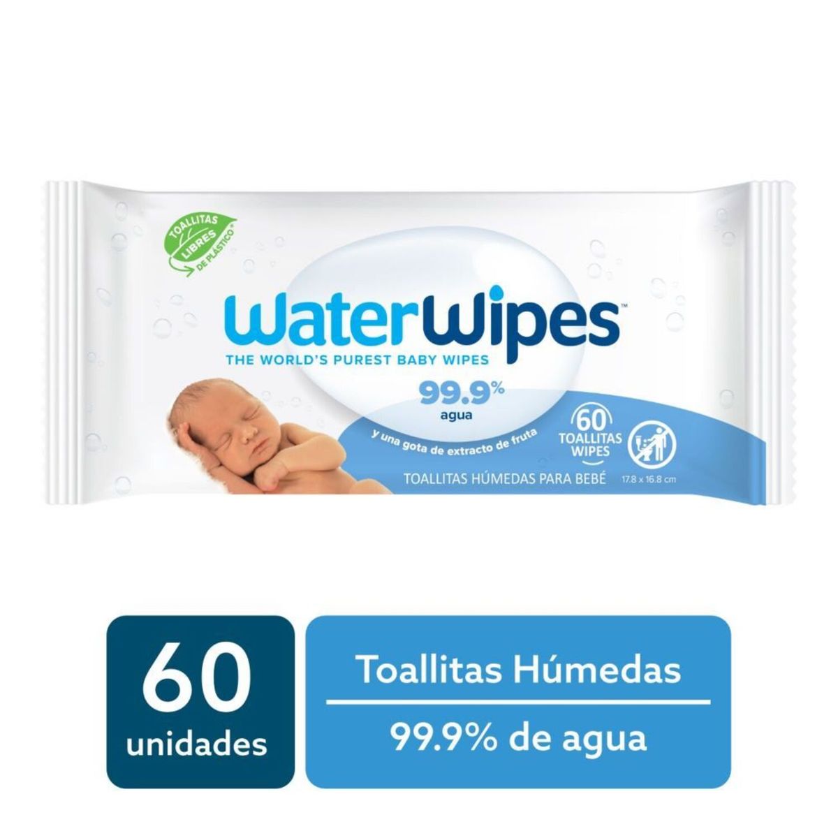 WATERWIPES - Toallitas Húmedas Waterwipes 60 Un