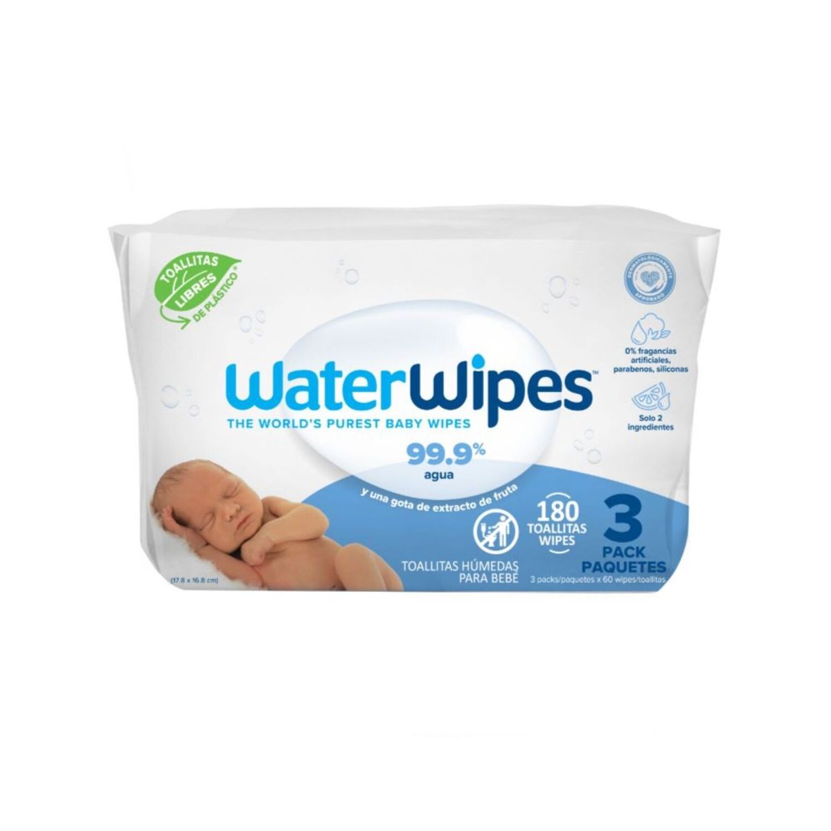 WATERWIPES - Toallitas Húmedas Waterwipes 180 Un