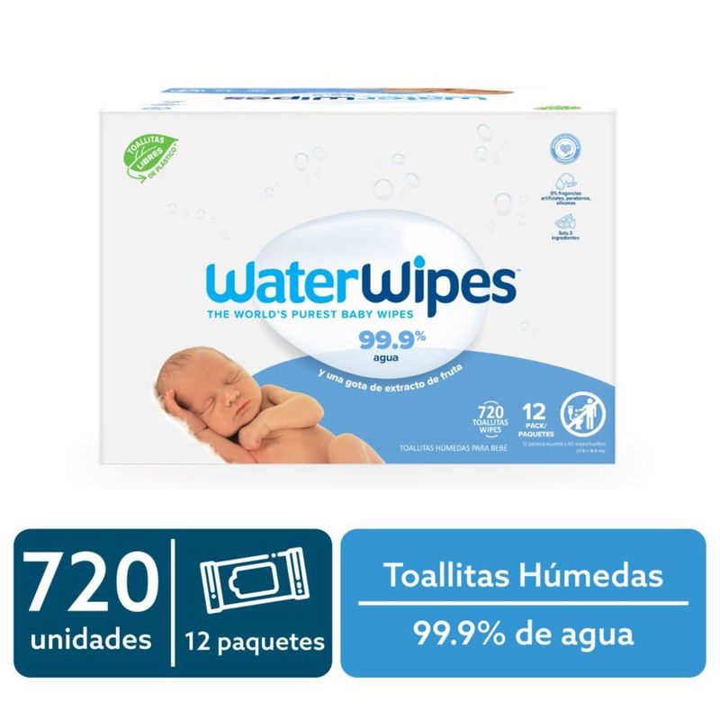 WATERWIPES - Toallitas Húmedas Waterwipes 720 Un