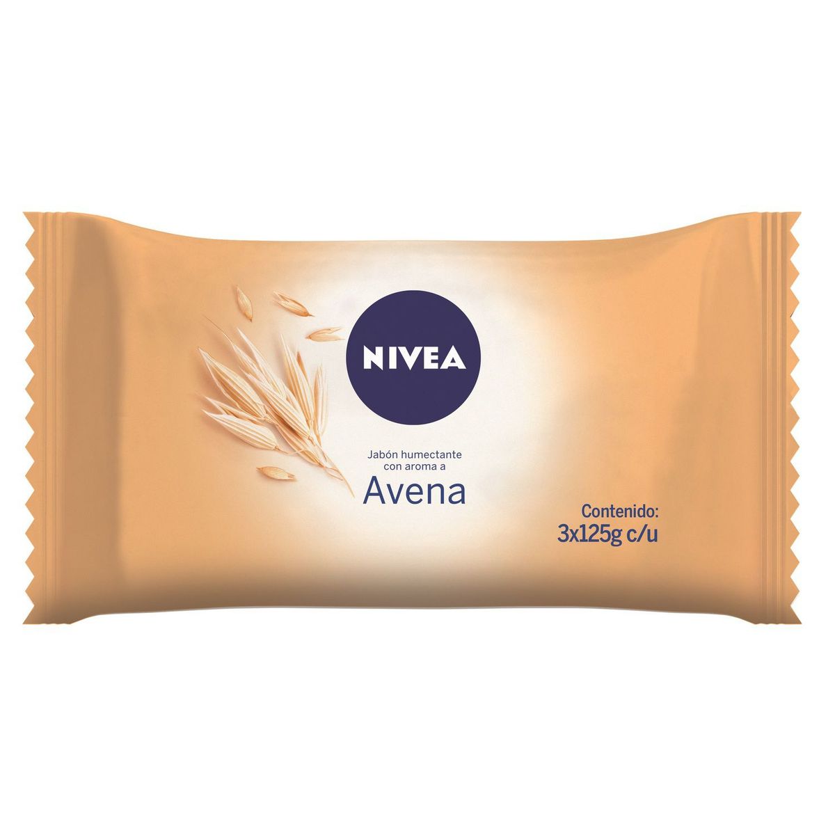 NIVEA - Pack Jabón en Barra Nivea Aroma Avena 3 x 125 g