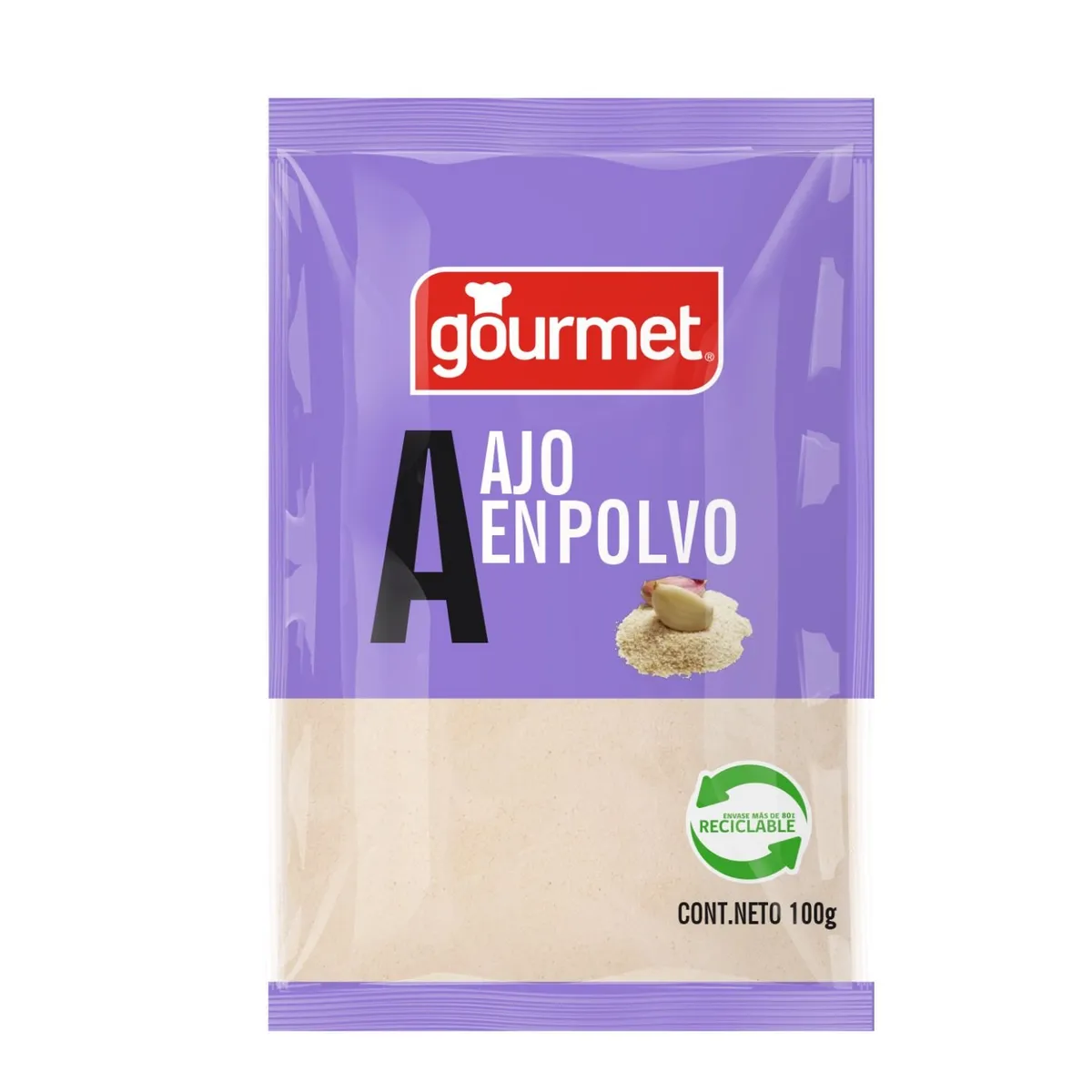 GOURMET - Condimento Ajo en Polvo Gourmet 100 g