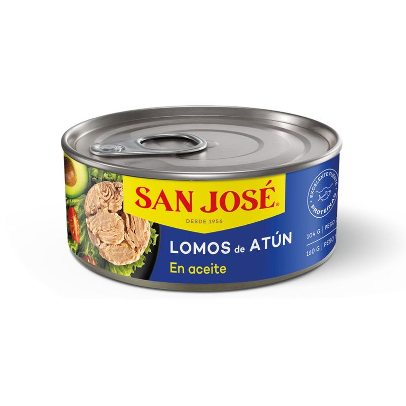 SAN JOSE - Conserva Lomos de Atún en Aceite San José 160 g