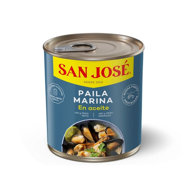 SAN JOSE - Conserva Paila Marina en Aceite San Jose 425 g