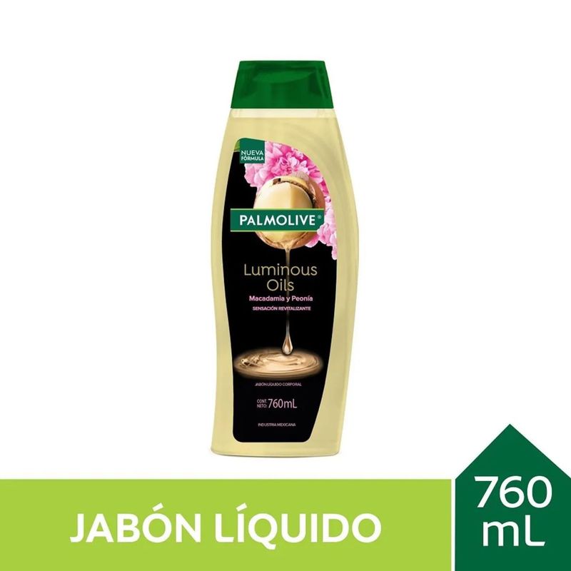 PALMOLIVE - Jabón Líquido Palmolive Luminous Oils Macadamia y Peonia 760 ml