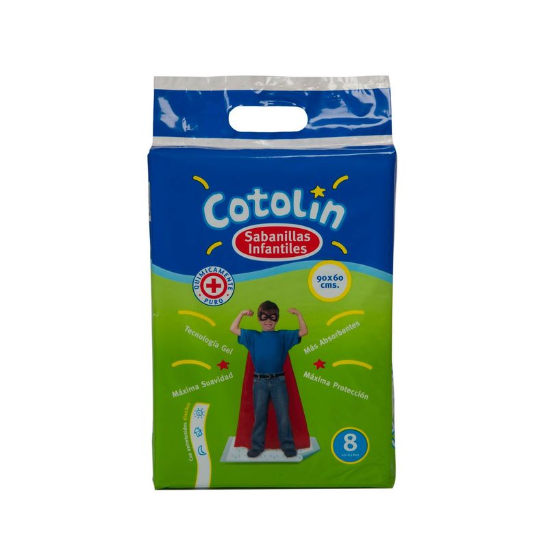 COTOLIN - Sabanillas Infantiles Cotolin 8 Un