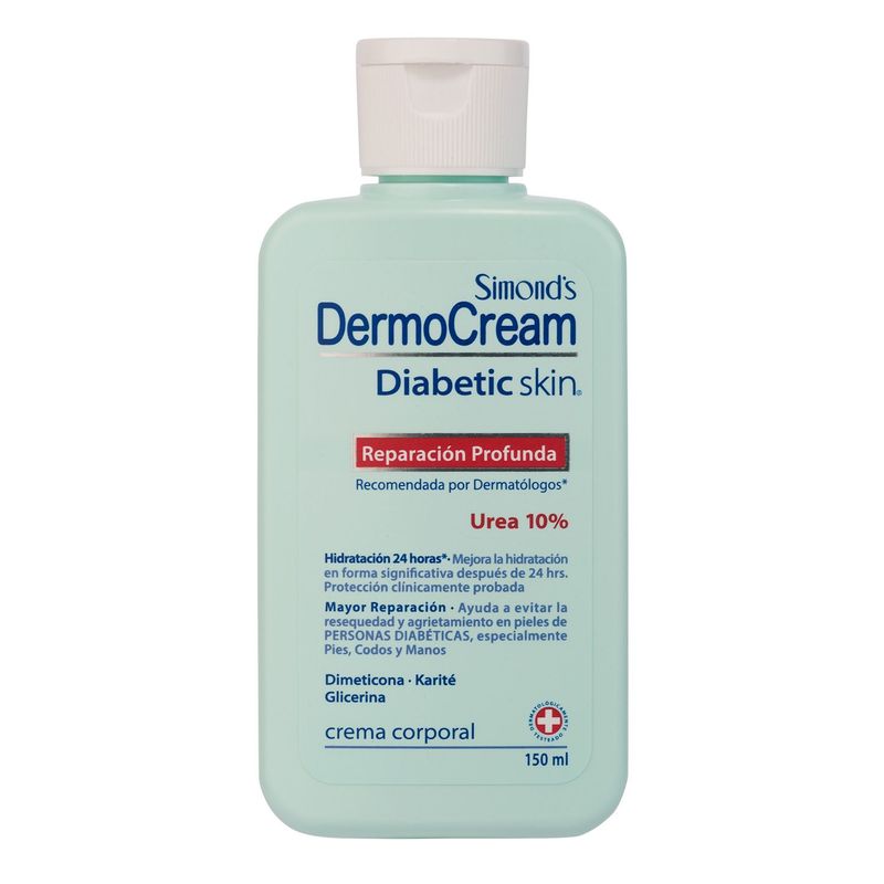 DERMOCREAM - Crema Corporal Dermo Cream Diabetic Skin 150 ml