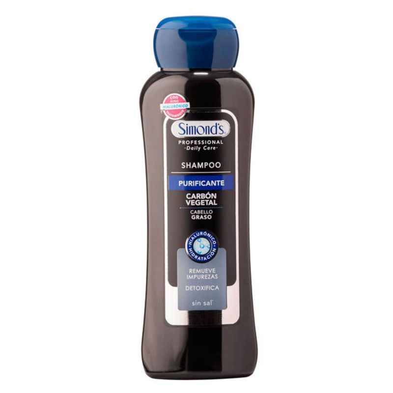 SIMONDS - Shampoo Simond's Purificante Carbón Vegetal 410 ml