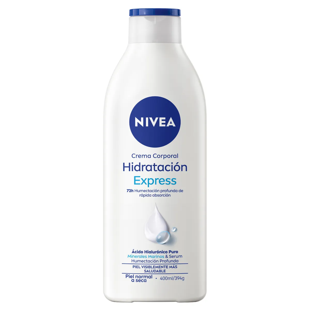NIVEA - Crema Corporal Nivea Hidratación Express Piel Normal a Seca 400 ml