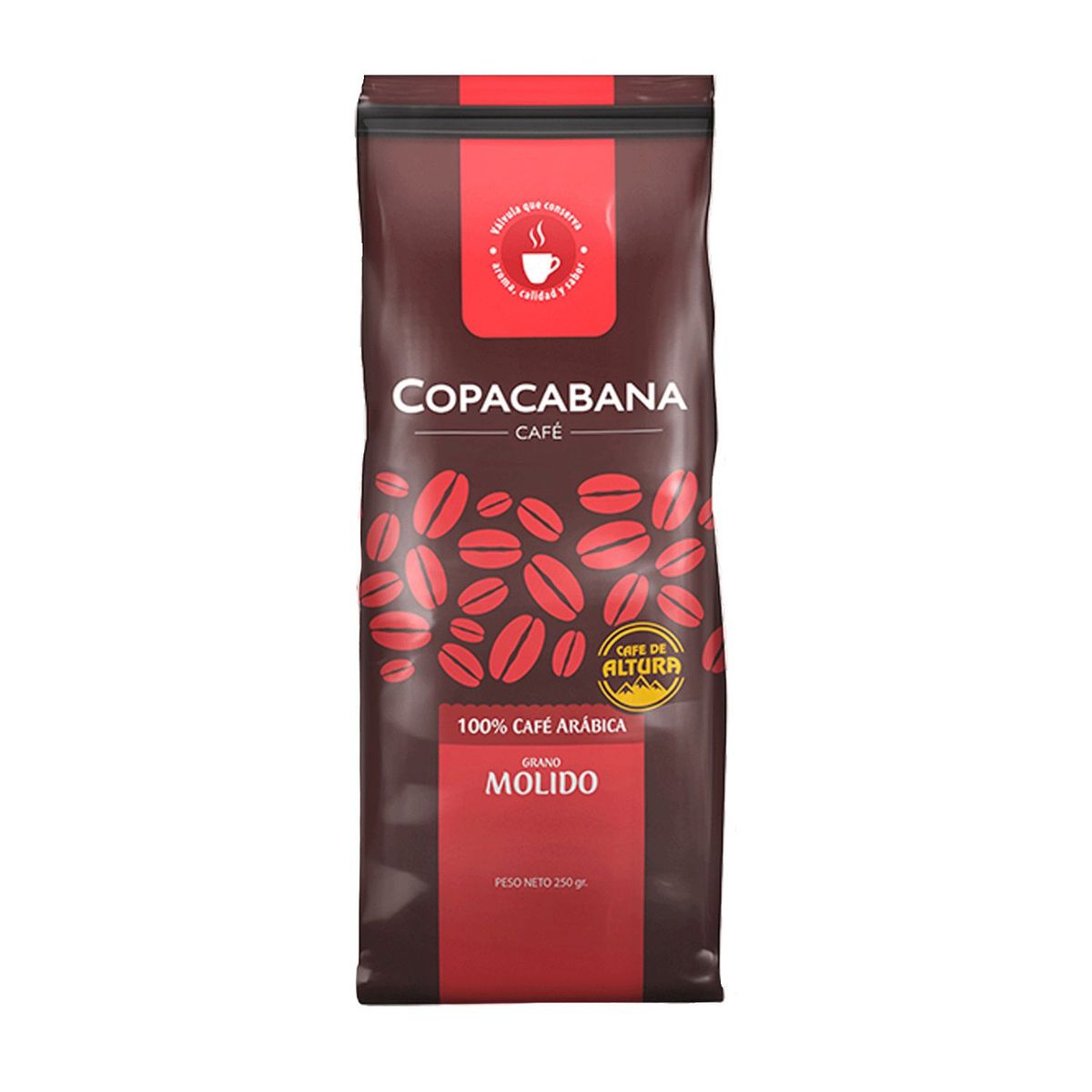 COPACABANA - Café Grano Molido Copacabana 100% Arábico 250 g